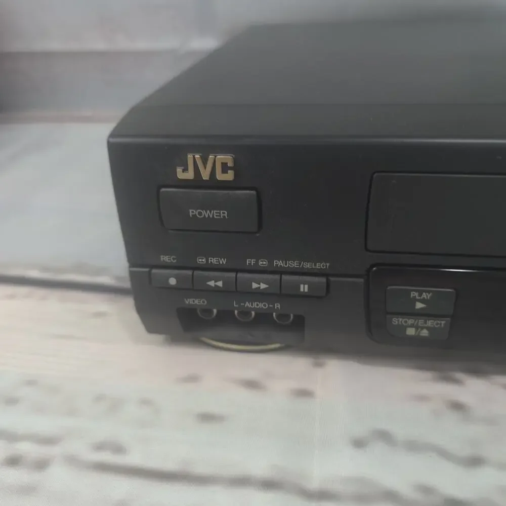 JVC HR-A61U 4-Head Hi-Fi VHS VCR Player Recorder Tested Works Vijay Cassette Pla